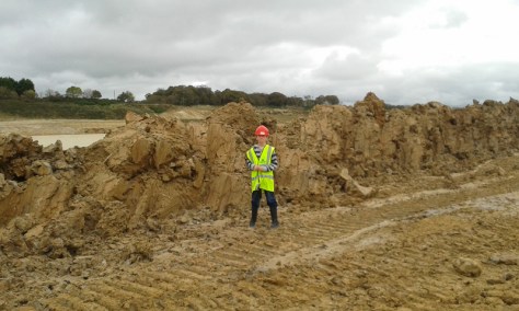 Can you see the lake poking out?