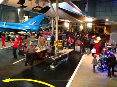 What is going on under Concorde?