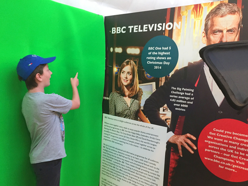 Green screen at Make It Digital