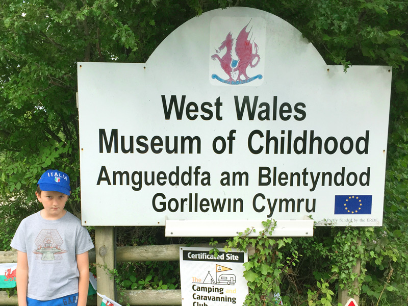The entrance to the West Wales Museum of Childhood
