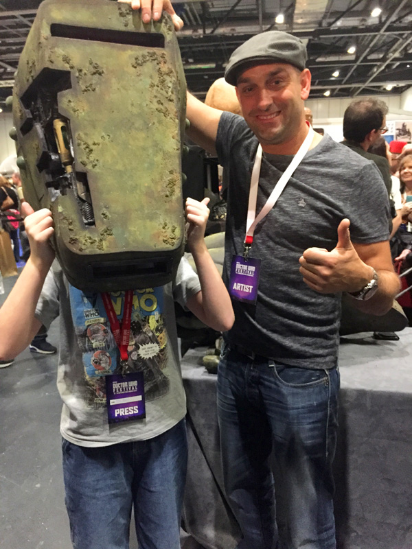 Meething The Mire, Jon Davey at the Doctor Who Festival