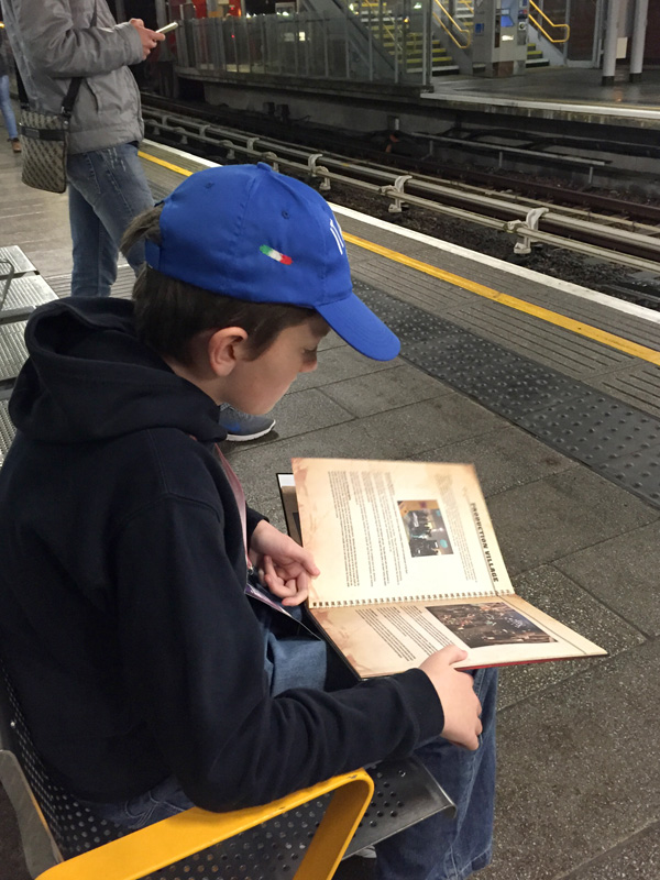 Tom reads the Official Doctor Who Festival Handbook.