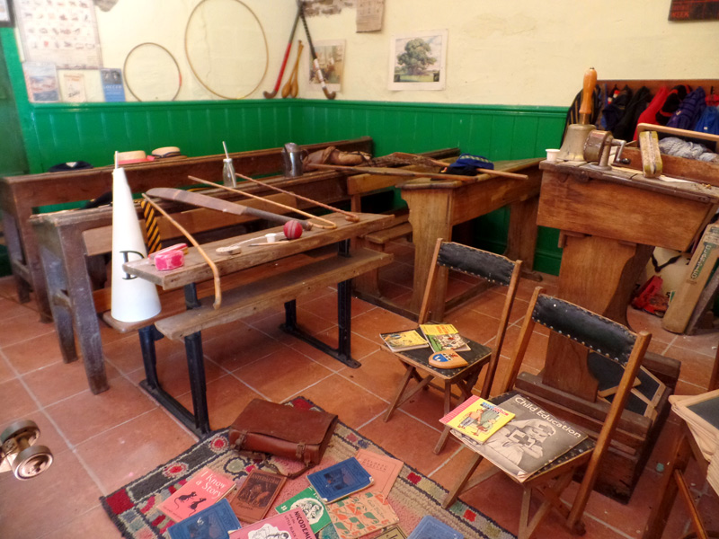 The school room at West Wales Museum of Childhood