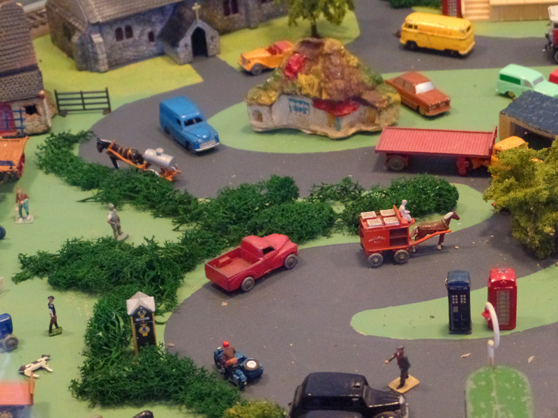 Metal toys at the West Wales Museum of Childhood