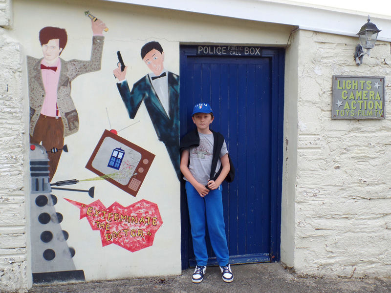 The TV and Film Gallery at West Wales Museum of Childhood