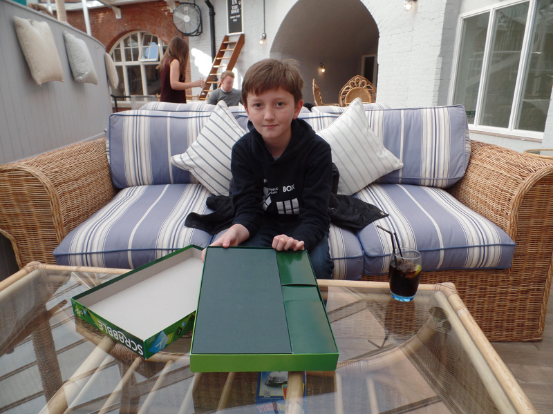 Finding the Scrabble in the Atrium at No Man's Fort