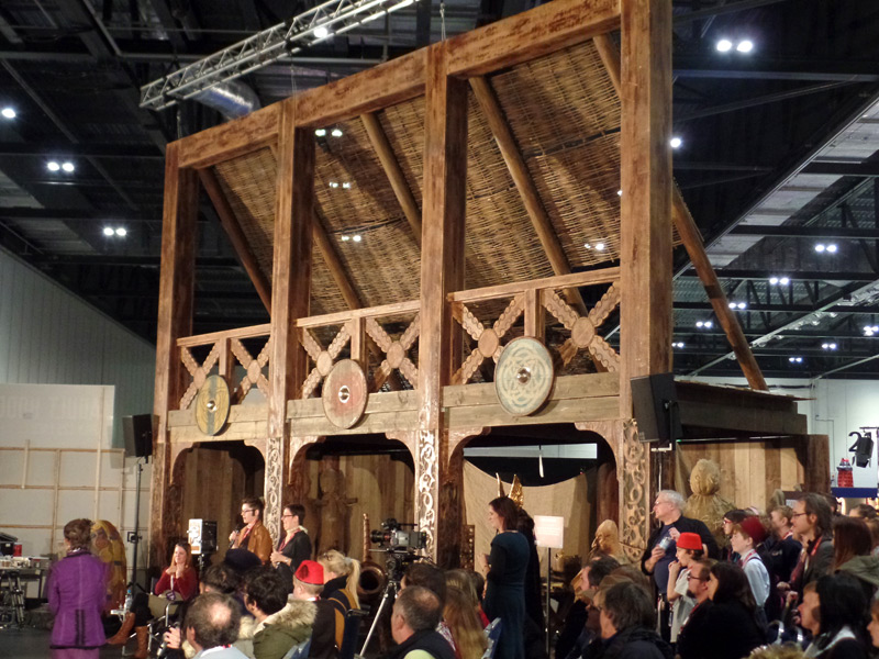 The Viking Set at The Doctor Who Festival