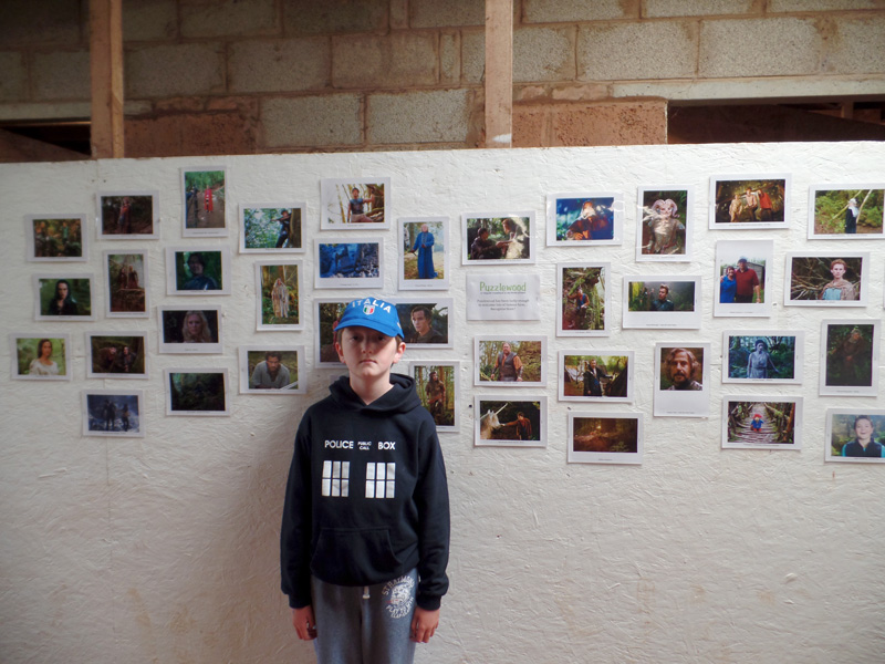 The Puzzlewood Wall of Fame! Photos of the programmes and films that have been filmed at Puzzlewood