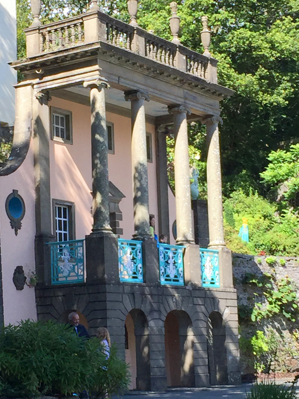 A side view of the Gloriette where the Fourth Doctor was nealy executed in The Masque of Mandragora