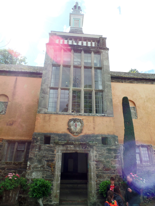 Outside Hercules Hall in Portmeirion