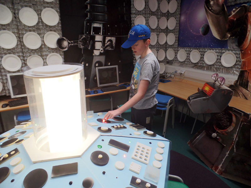 The Console at Dunbury Academy TARDIS