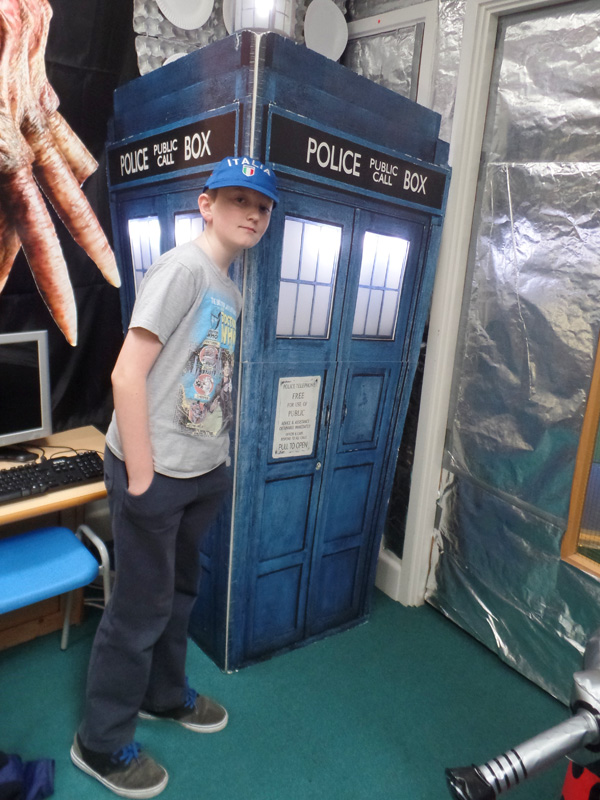 A TARDIS in a TARDIS at Dunbury Academy