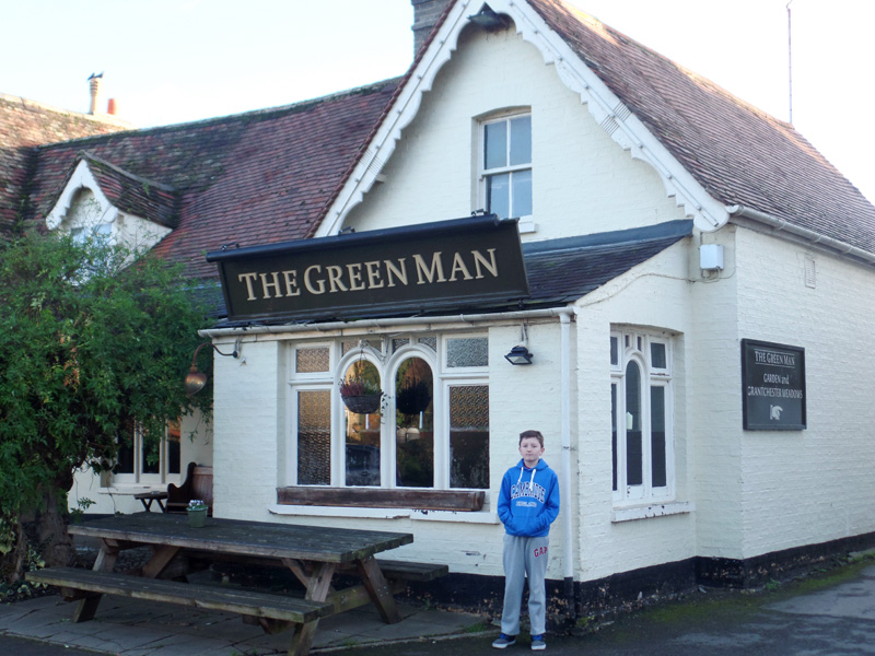 The Green Man Doctor Who filming location Grantchester