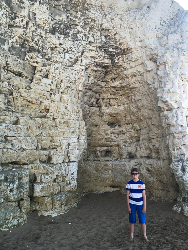Tom Project Indigo visits Doctor Who filming location Botany Bay in Kent