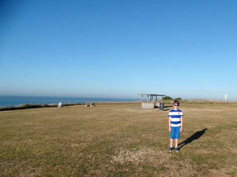 Above Botany Bay beach in Kent