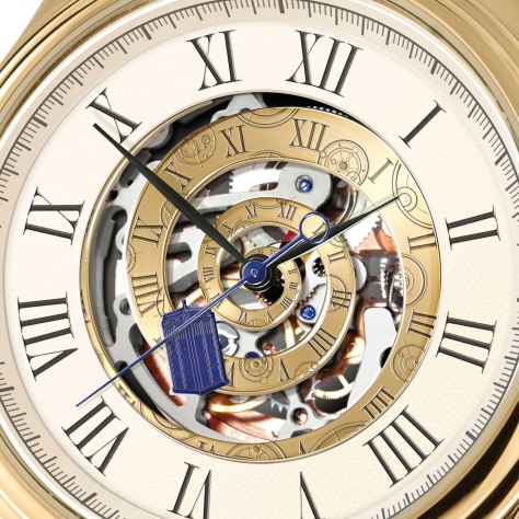 The Doctor Who Time Vortex Mechanical Watch by The Bradford Exchange