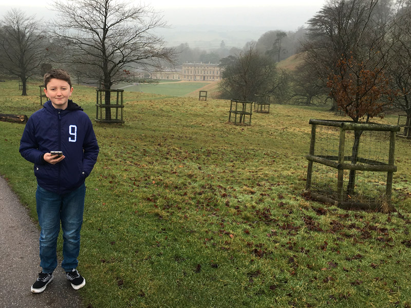 Tom Project Indigo hunts Pokemon at Dyrham Park