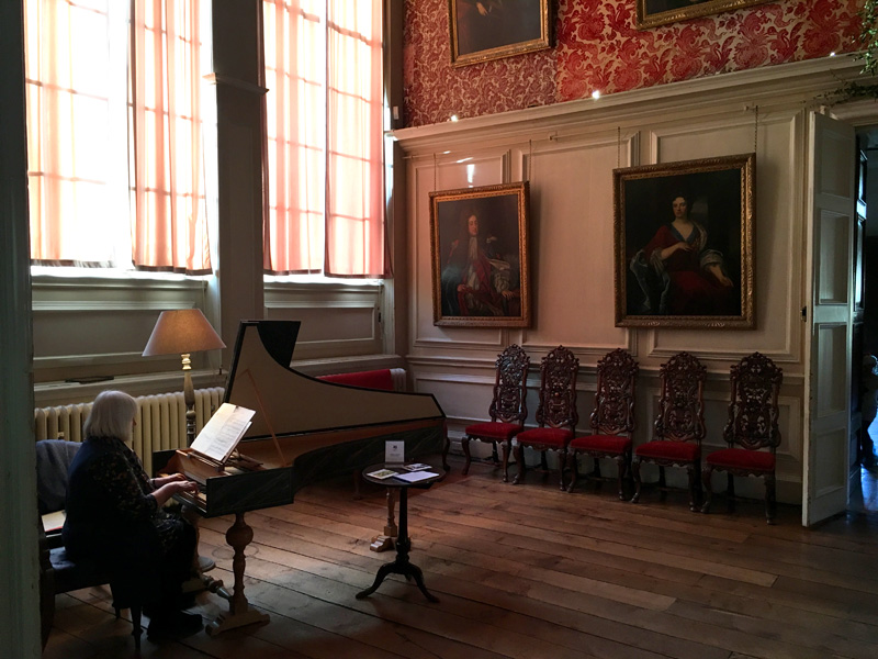 Exploring Mr Blathwayt's apartment at Dyrham Park