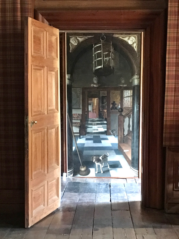 Dyrham Park Trompe- L'oeil -'A View Down the Corridor' by Samuel Van Hoogstraten